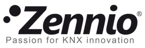 Logo Zennio, fabricant d’équipements KNX